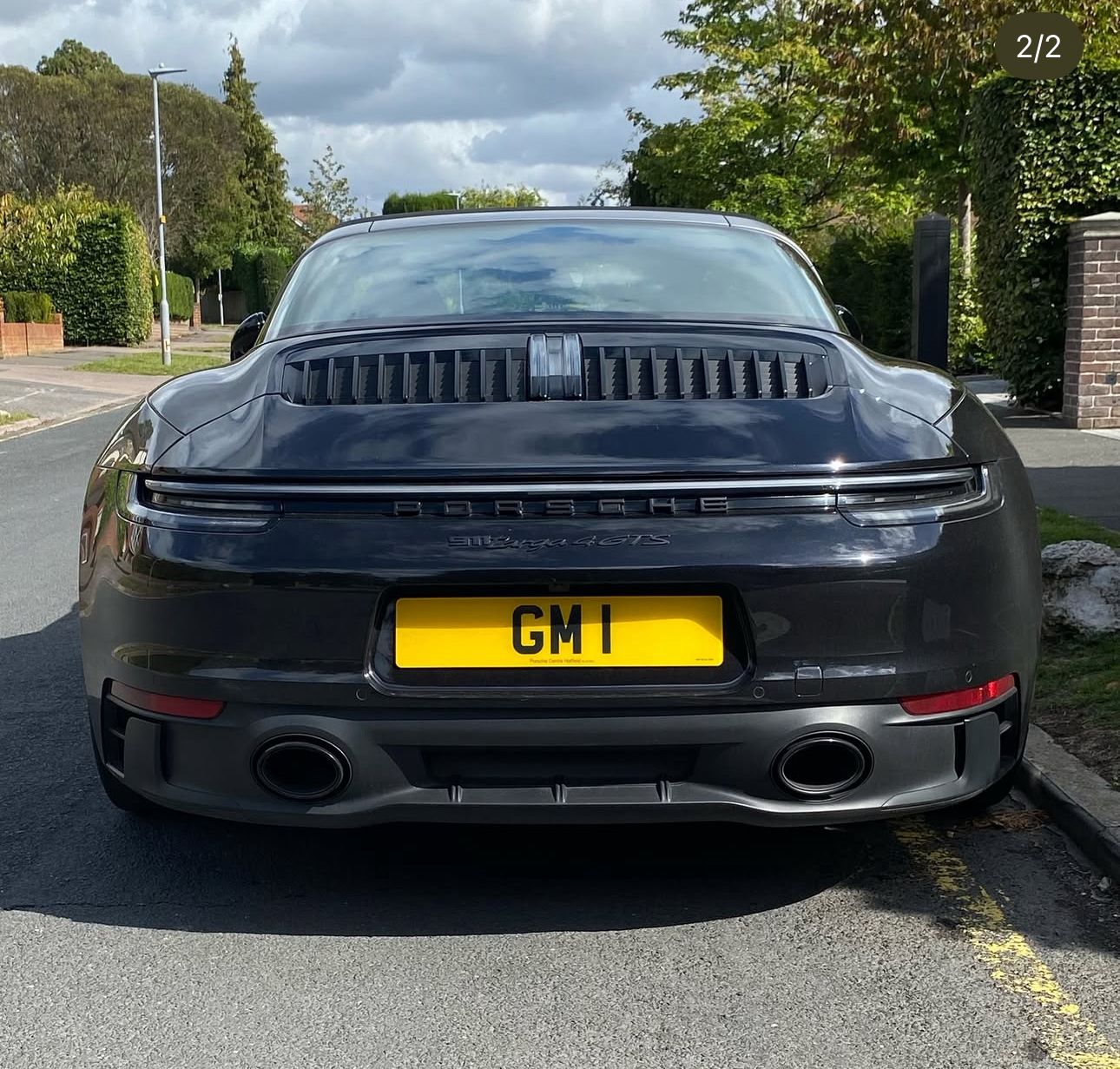 UK Number Plate GM 1 (Image 1)